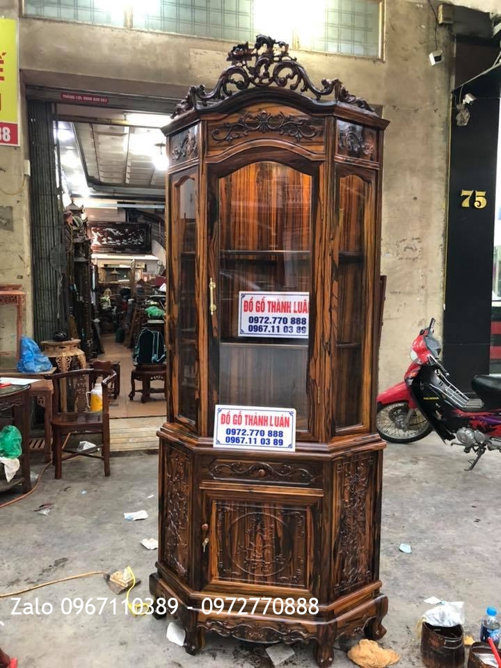 Tủ Rượu Góc Gỗ Mun. Khách An Đồng, An Dương, Hải Phòng: