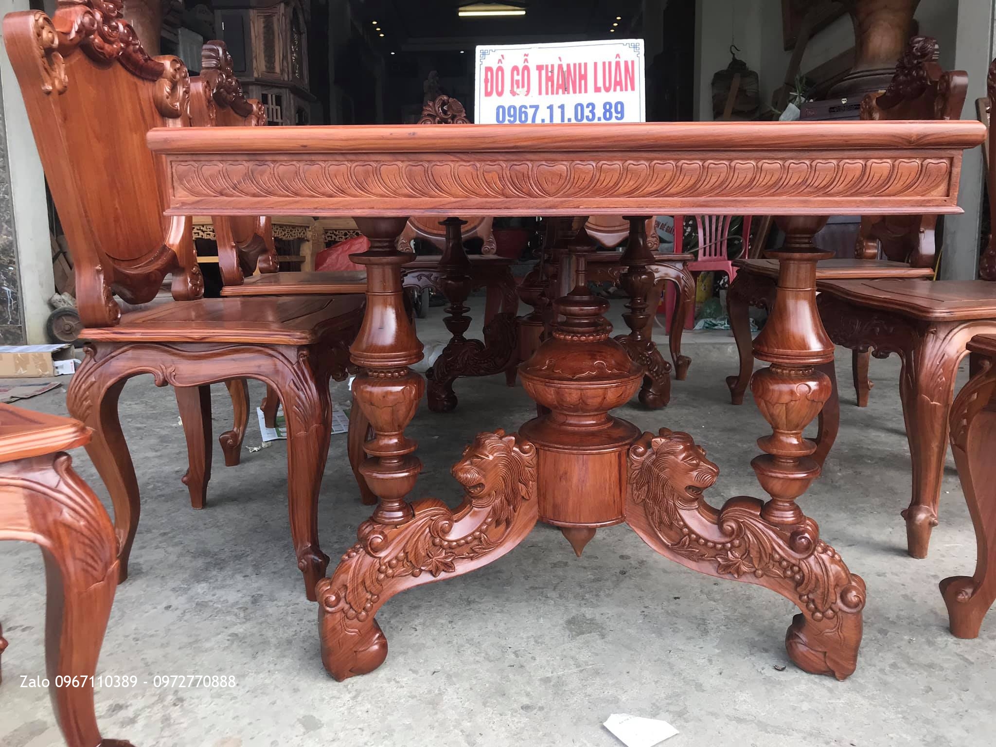 Bàn Ghế Ăn Mẫu Lu-i Mới Gỗ Cẩm Vip. A Lâm - Giải Phóng, Hà Nội.,