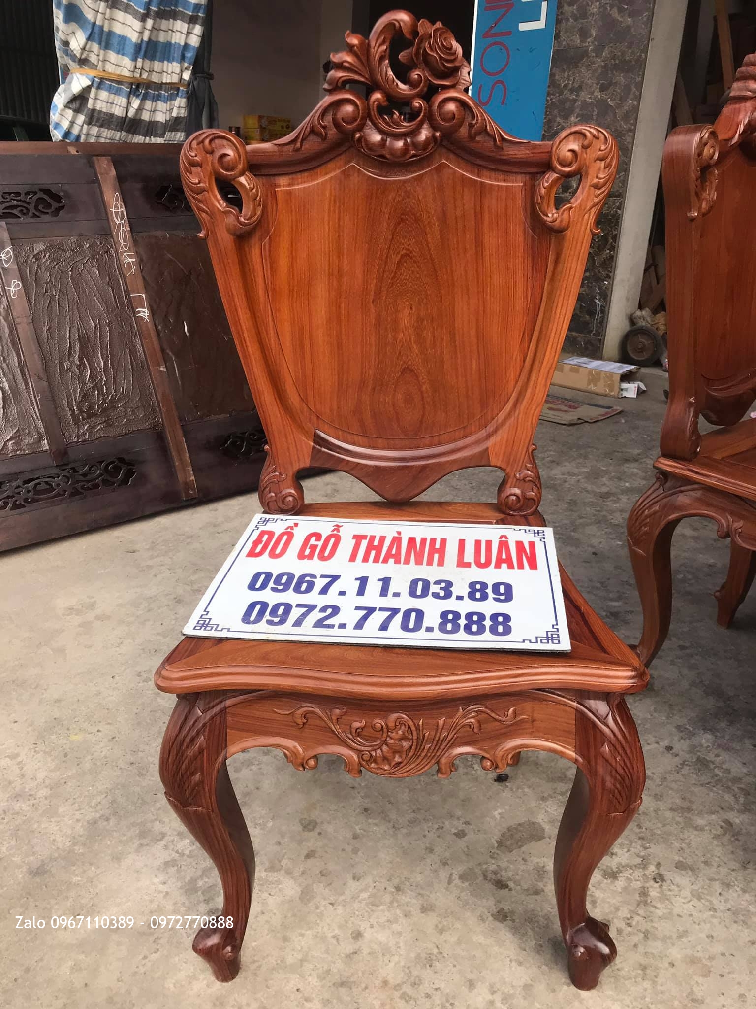 Bàn Ghế Ăn Mẫu Lu-i Mới Gỗ Cẩm Vip. A Lâm - Giải Phóng, Hà Nội.,