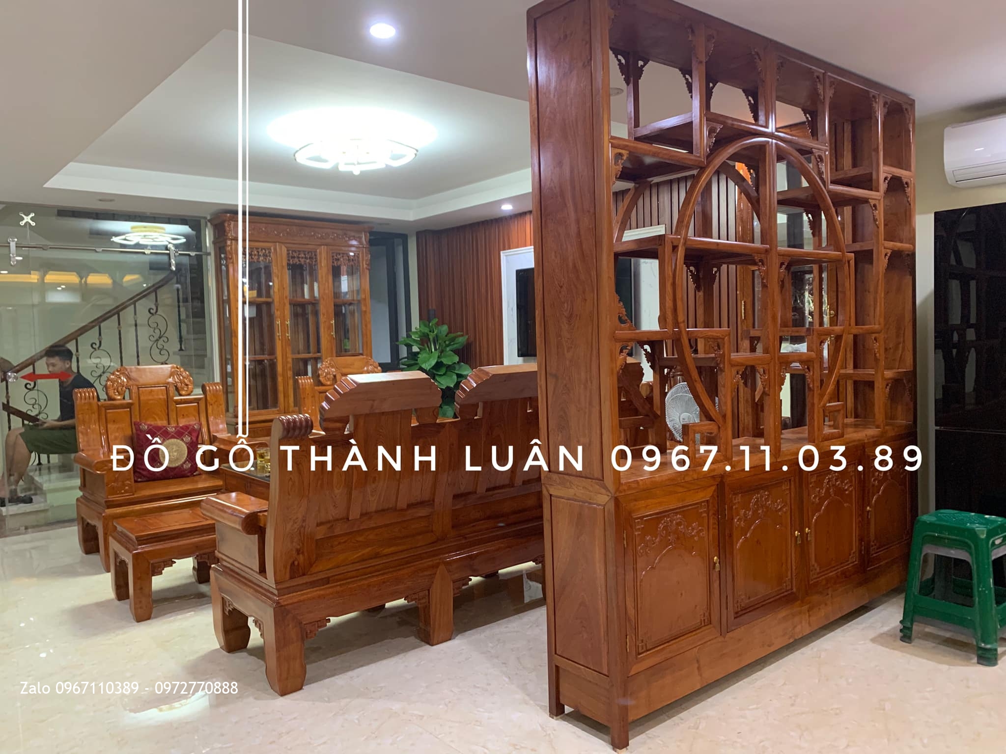 Bộ Nội Thất Phòng Khách. GĐ Cô Hương Phú Diễn Từ Liêm HN.