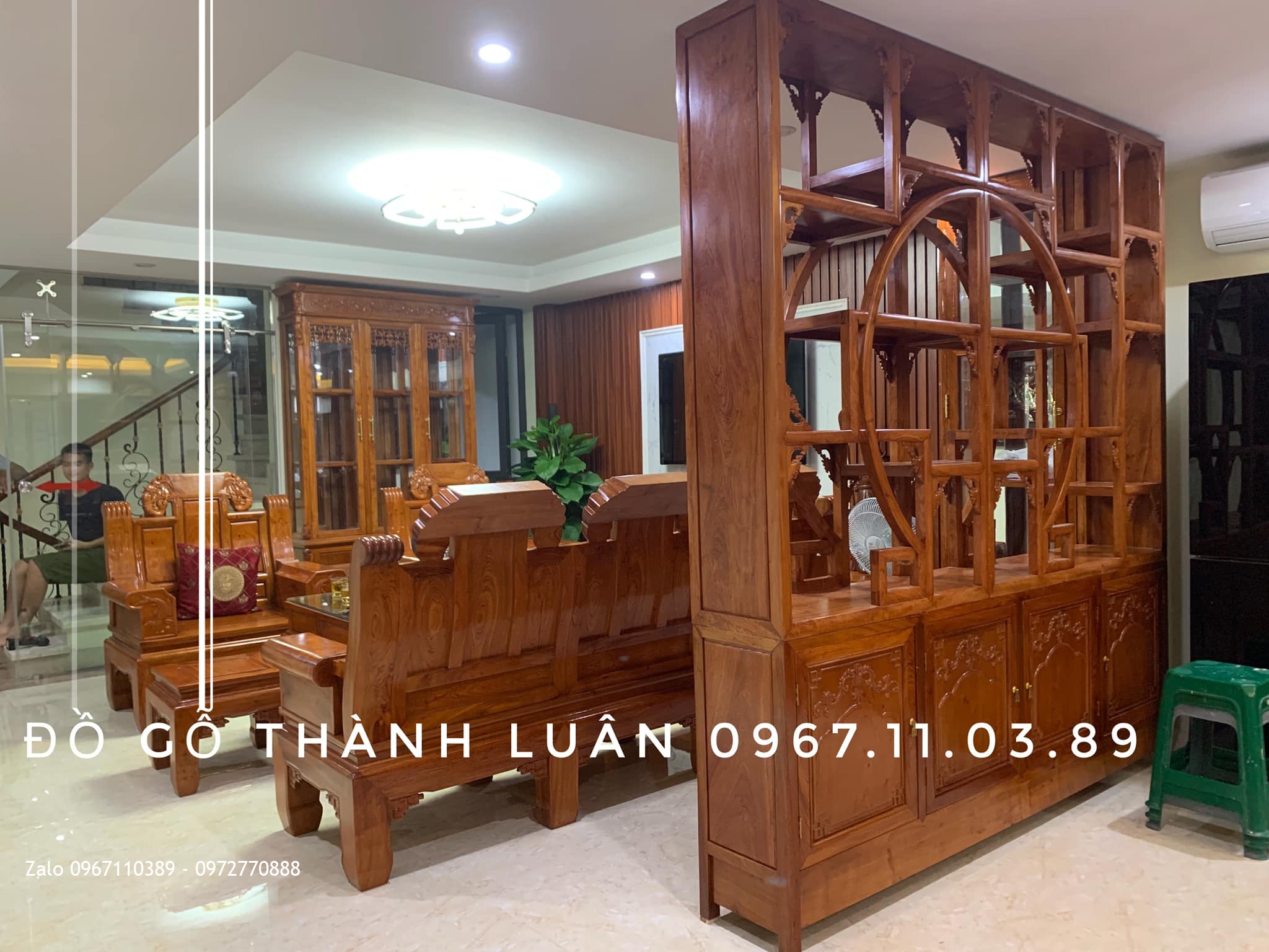 Bộ Nội Thất Phòng Khách. GĐ Cô Hương Phú Diễn Từ Liêm HN.