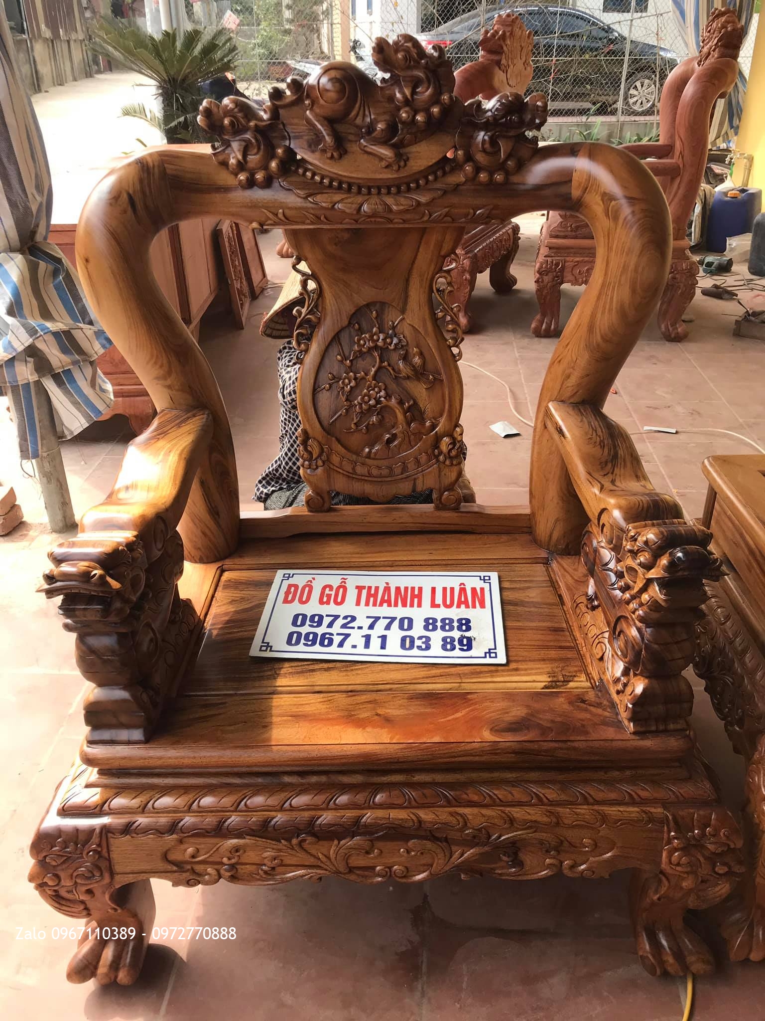 Bộ Bàn Ghế Minh Quốc Nghê. Anh Hà- Phú Cường, TX Phú Thọ, Tỉnh Phú Thọ