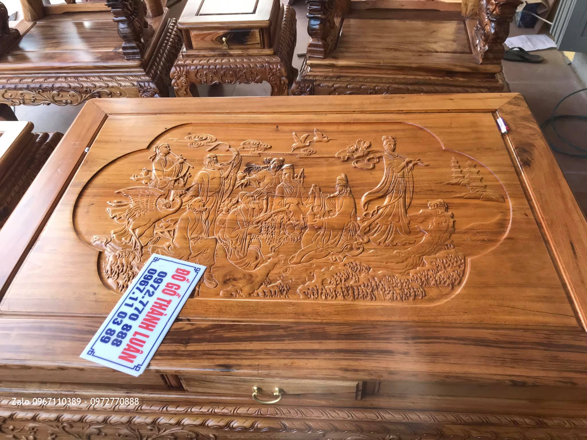 Bộ Bàn Ghế Minh Quốc Nghê. Anh Hà- Phú Cường, TX Phú Thọ, Tỉnh Phú Thọ.,