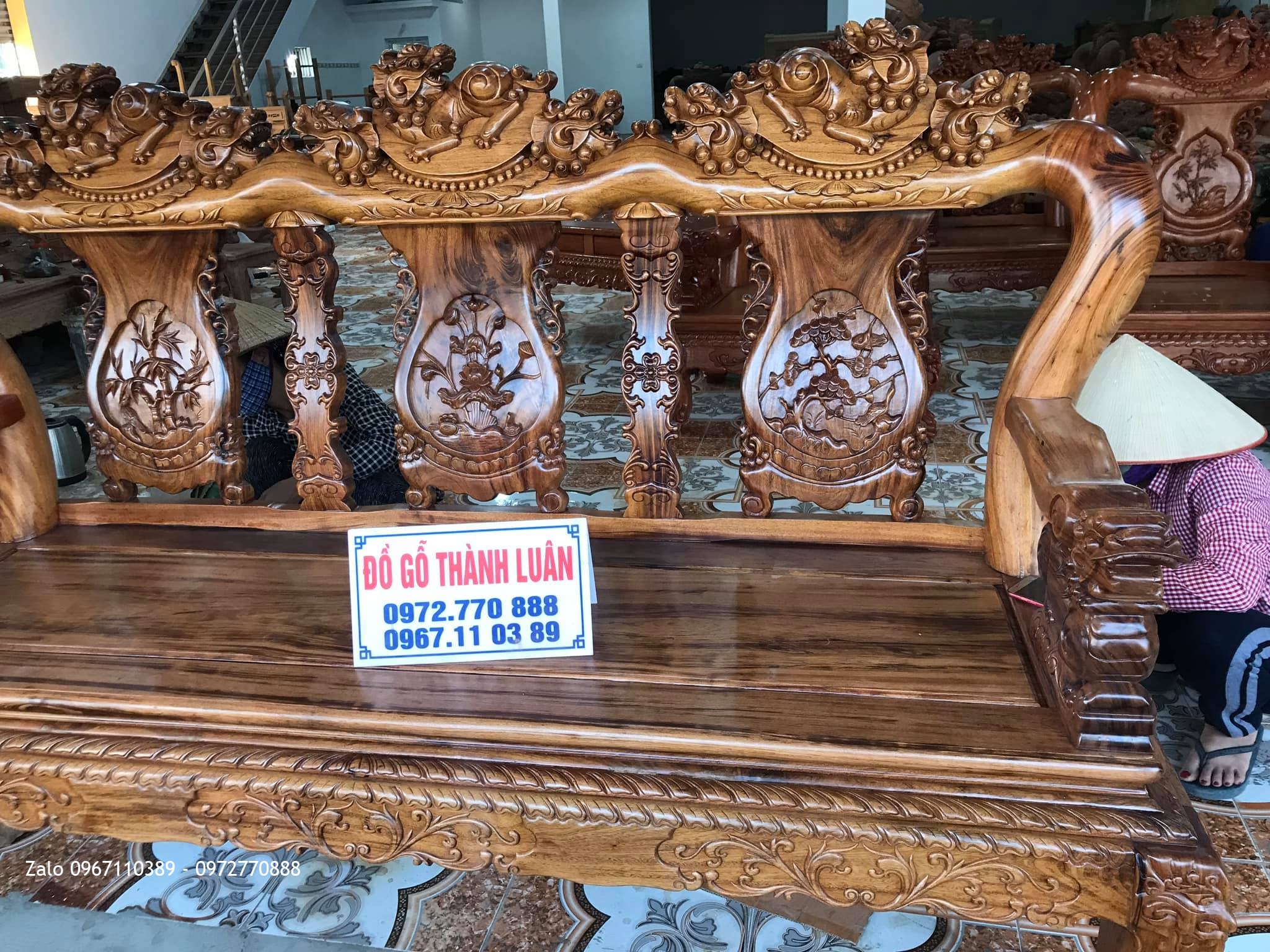 Bộ Bàn Ghế Minh Quốc Nghê. Anh Hà- Phú Cường, TX Phú Thọ, Tỉnh Phú Thọ..