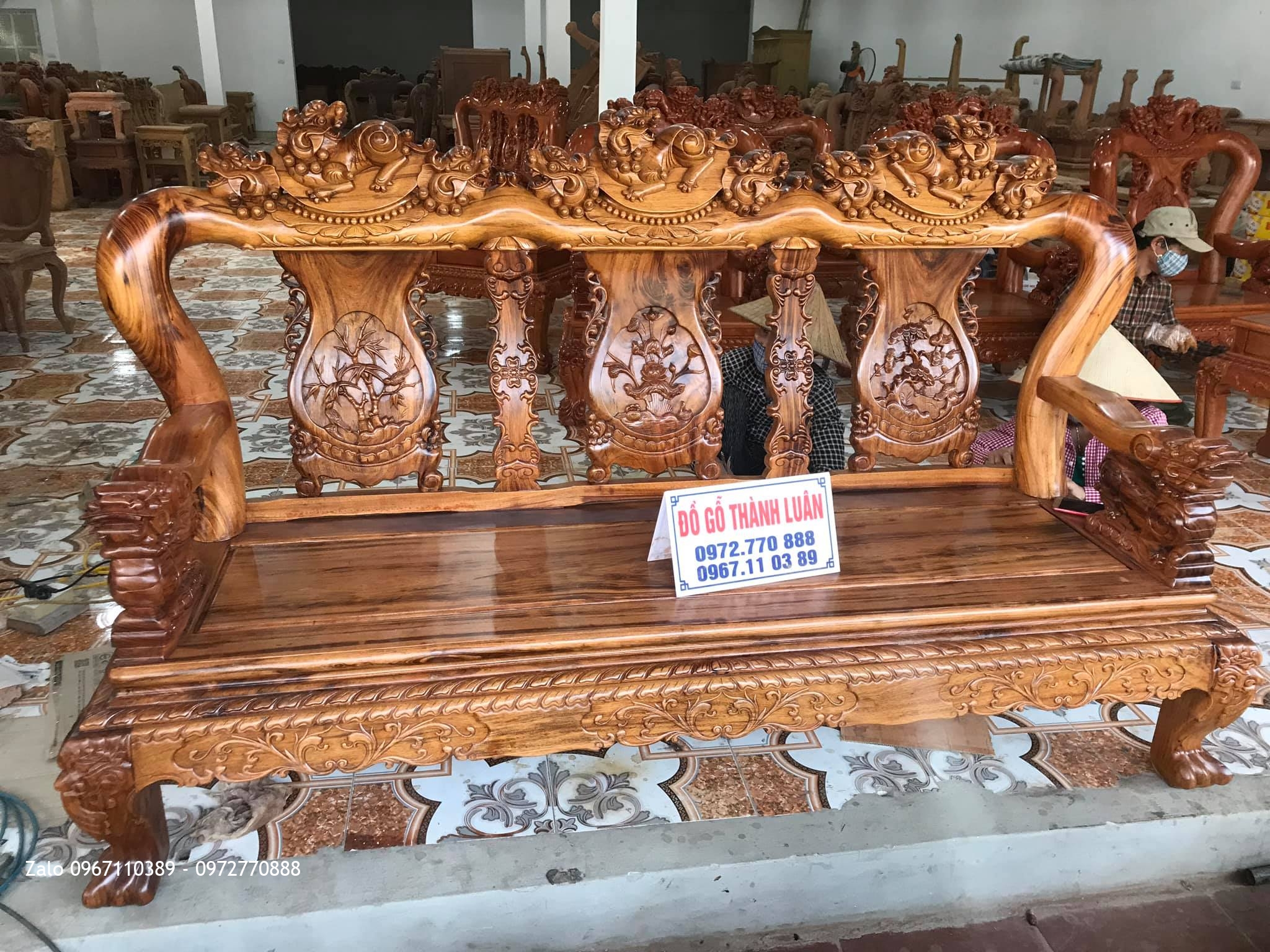 Bộ Bàn Ghế Minh Quốc Nghê. Anh Hà- Phú Cường, TX Phú Thọ, Tỉnh Phú Thọ..