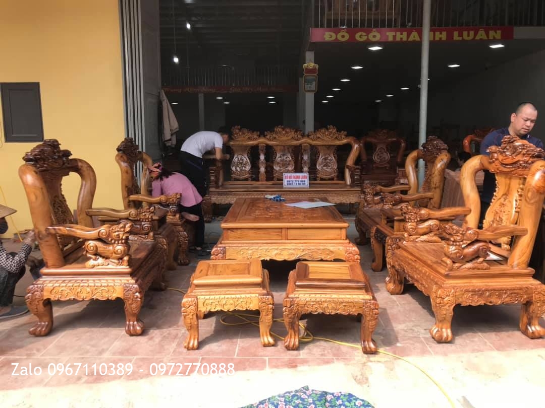 Bộ Bàn Ghế Minh Quốc Nghê. Anh Hà- Phú Cường, TX Phú Thọ, Tỉnh Phú Thọ