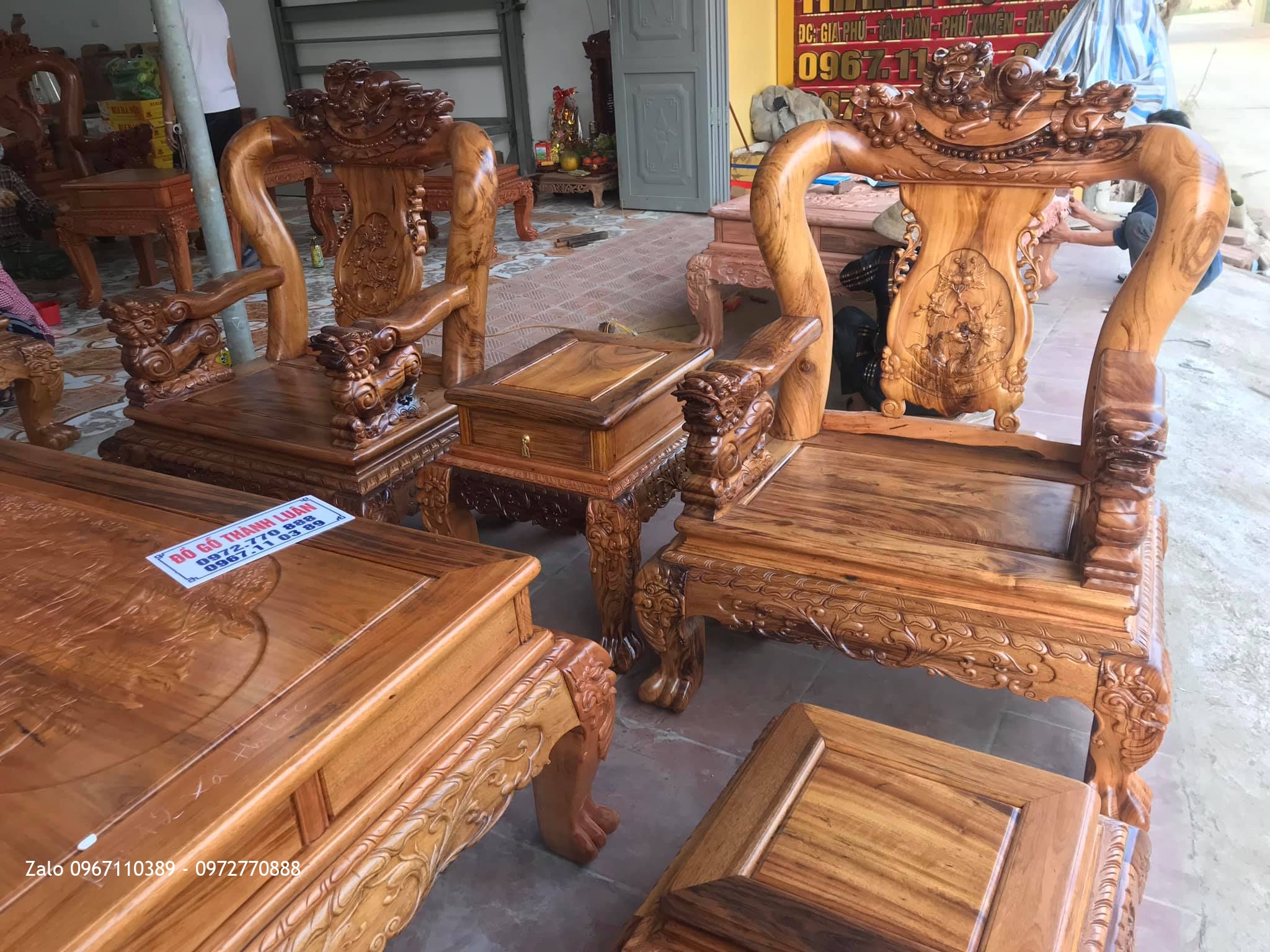 Bộ Bàn Ghế Minh Quốc Nghê. Anh Hà- Phú Cường, TX Phú Thọ, Tỉnh Phú Thọ: