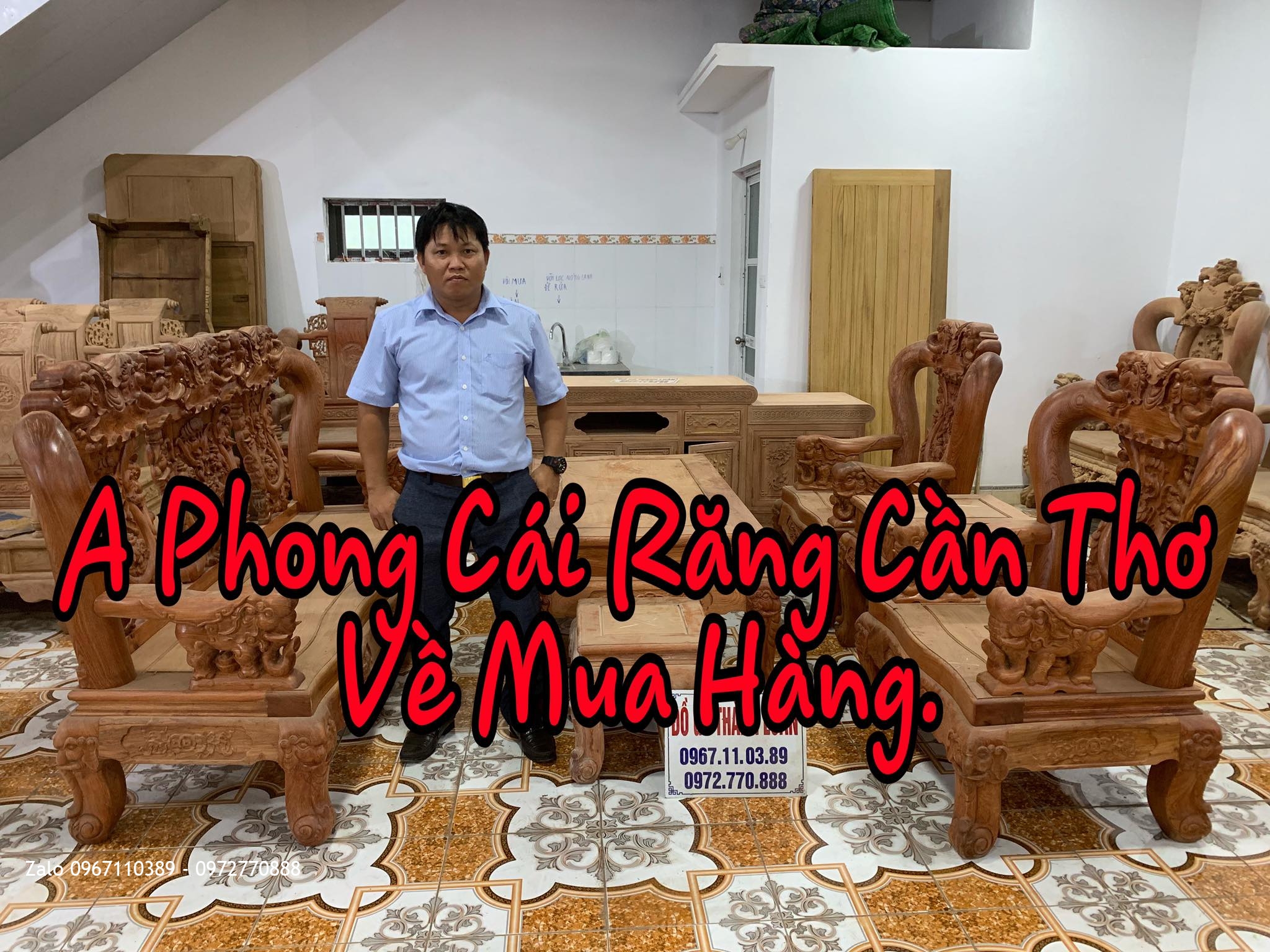 Bàn Ghế Và Cuốn Thư Câu Đối. A Phong Đến Từ Cần Thơ