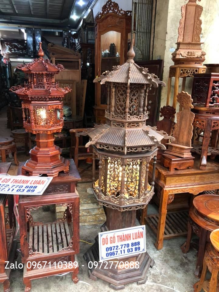 èn Thờ Gỗ Hương Và Gỗ Trắc Đỏ