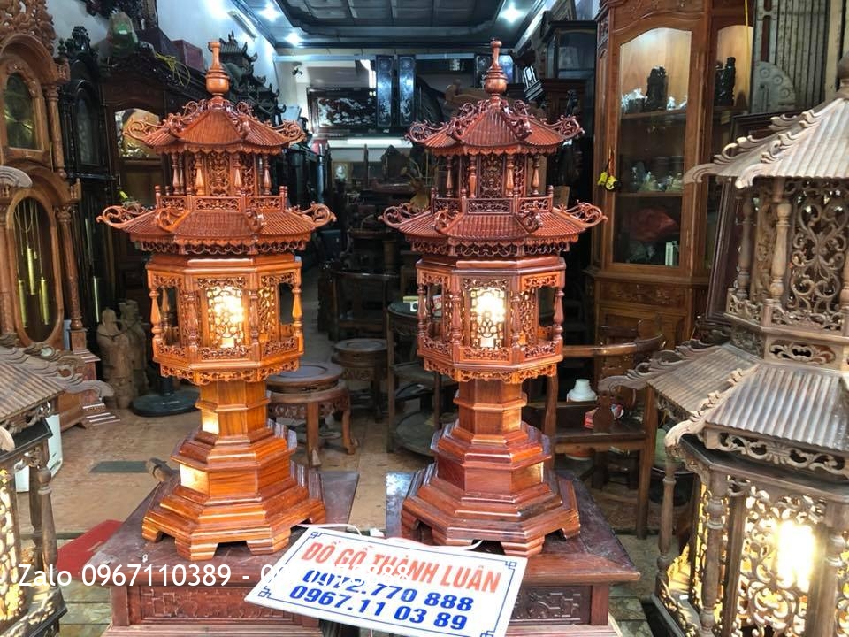 èn Thờ Gỗ Hương Và Gỗ Trắc Đỏ