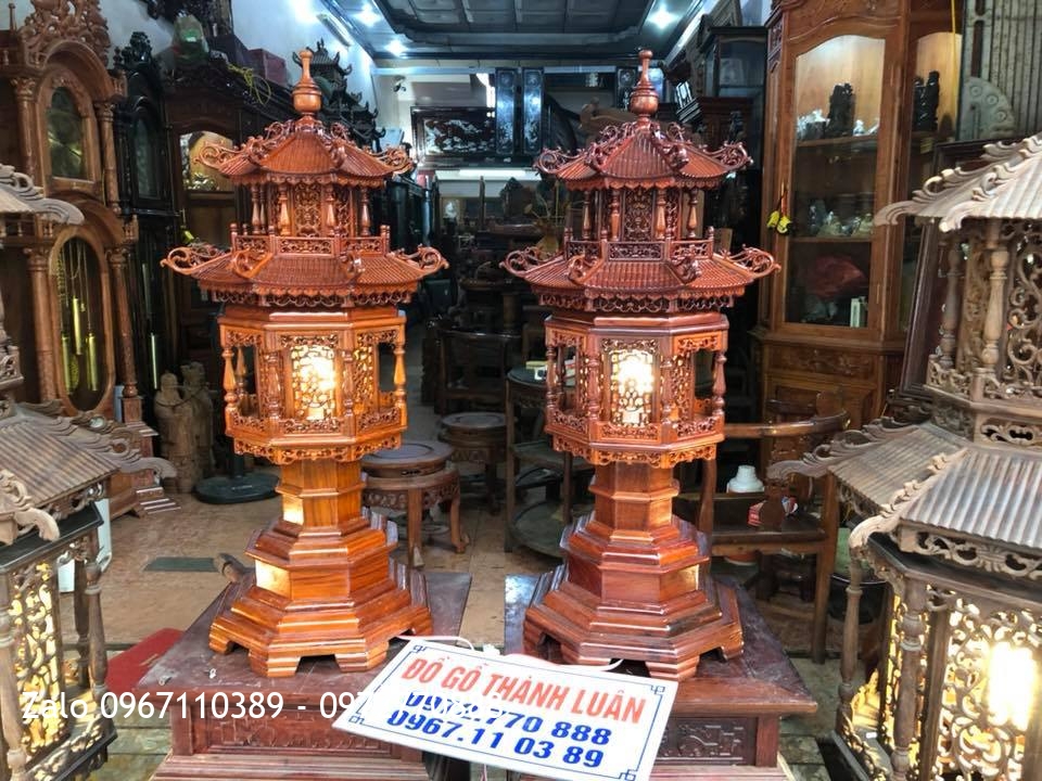 èn Thờ Gỗ Hương Và Gỗ Trắc Đỏ