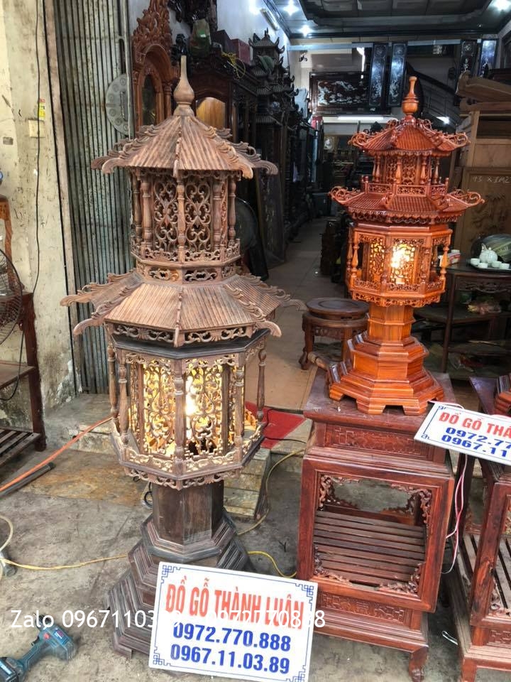 èn Thờ Gỗ Hương Và Gỗ Trắc Đỏ: