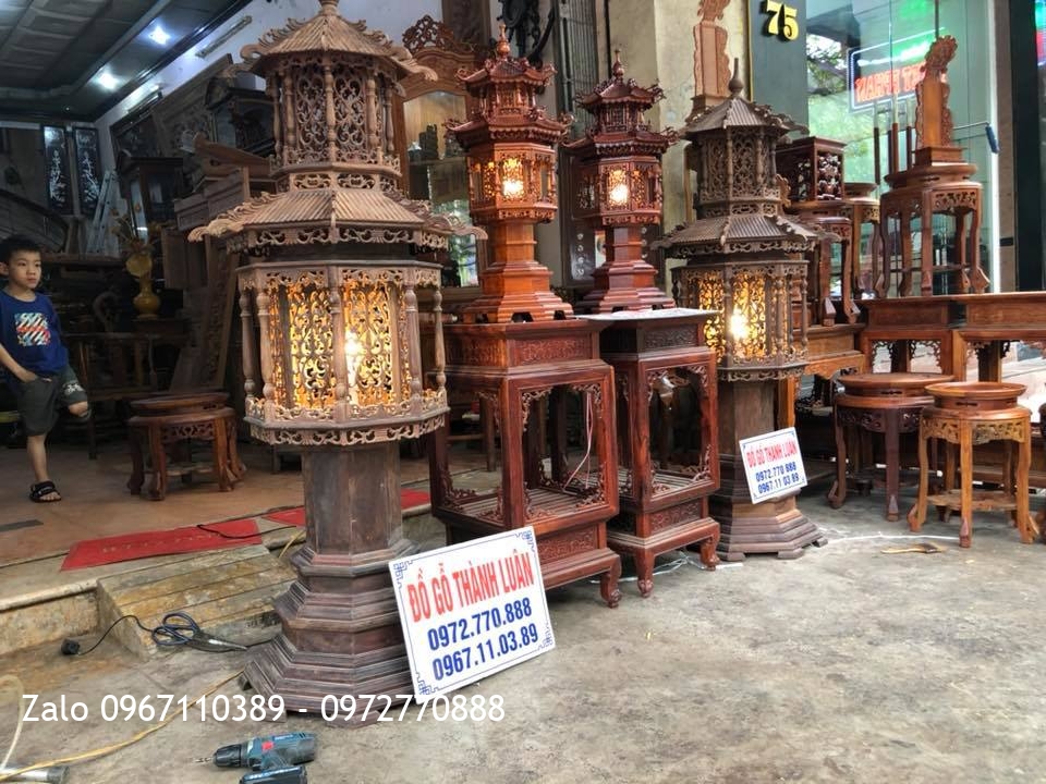 èn Thờ Gỗ Hương Và Gỗ Trắc Đỏ: