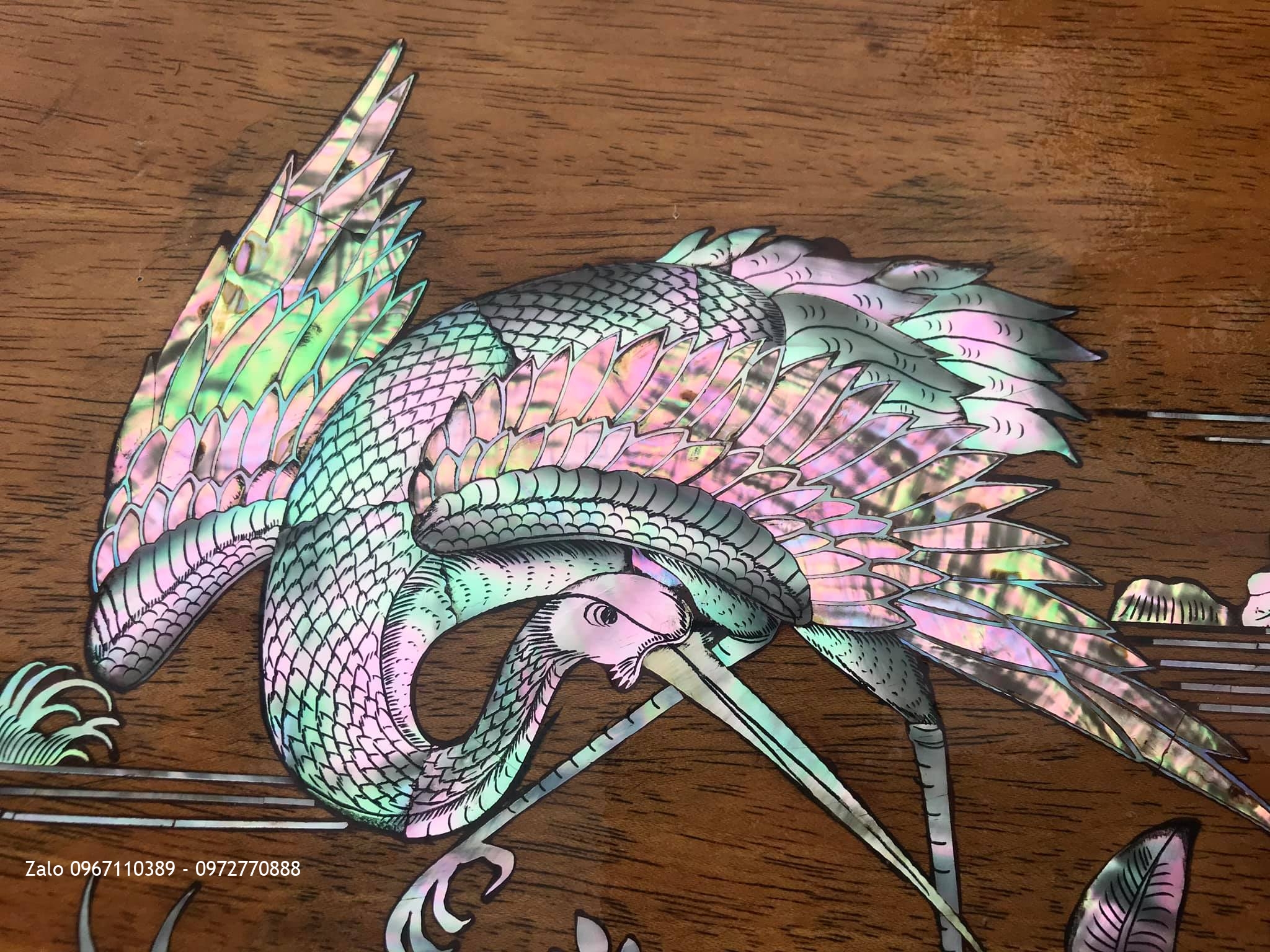 Tranh Khảm Tùng Hạc Diên Niên..,