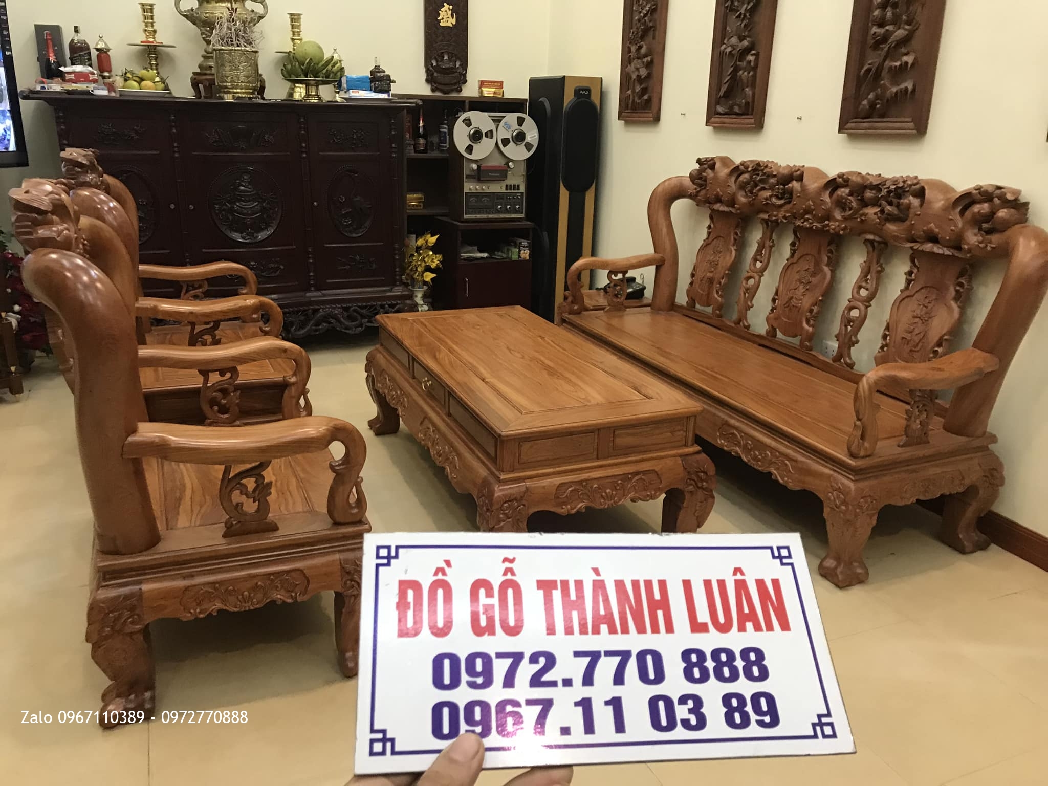Bàn Giao Sập Cẩm, Tủ Chè, Hoành Phi, Tranh Phi Tại GĐ Chú Thuân Phù Cừ Hưng Yên::