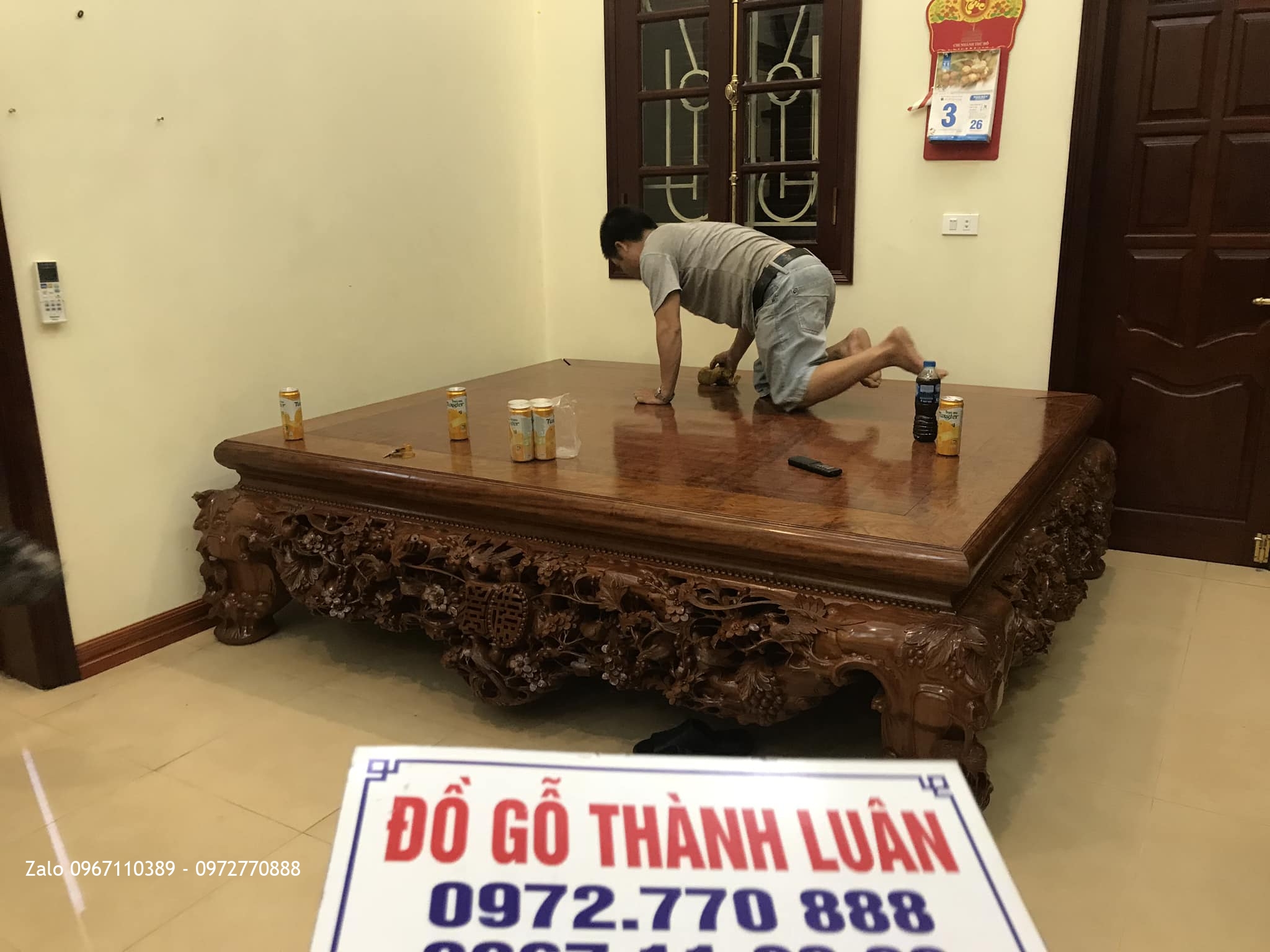Bàn Giao Sập Cẩm, Tủ Chè, Hoành Phi, Tranh Phi Tại GĐ Chú Thuân Phù Cừ Hưng Yên::,