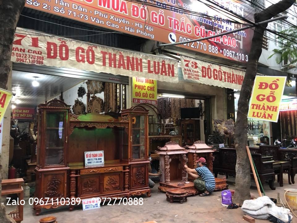 Tủ Kệ Tivi Ngăn Gian 2 Buồng Rượu Gỗ Hương Đỏ Lào.