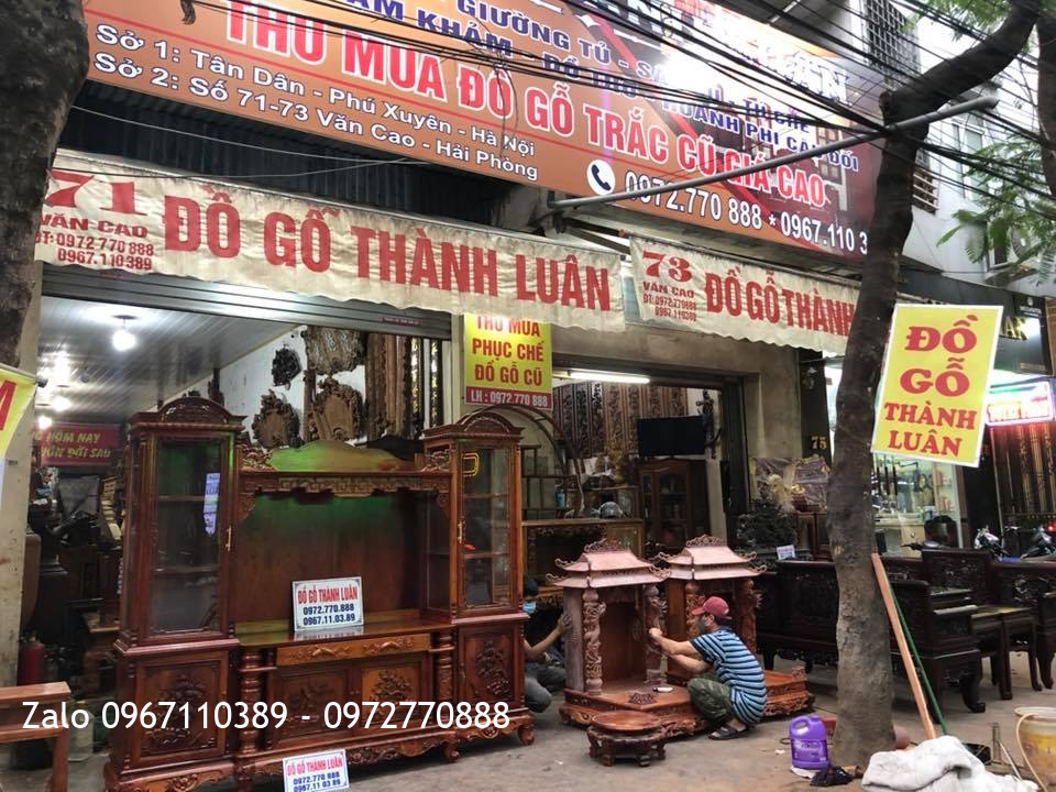 Tủ Kệ Tivi Ngăn Gian 2 Buồng Rượu Gỗ Hương Đỏ Lào