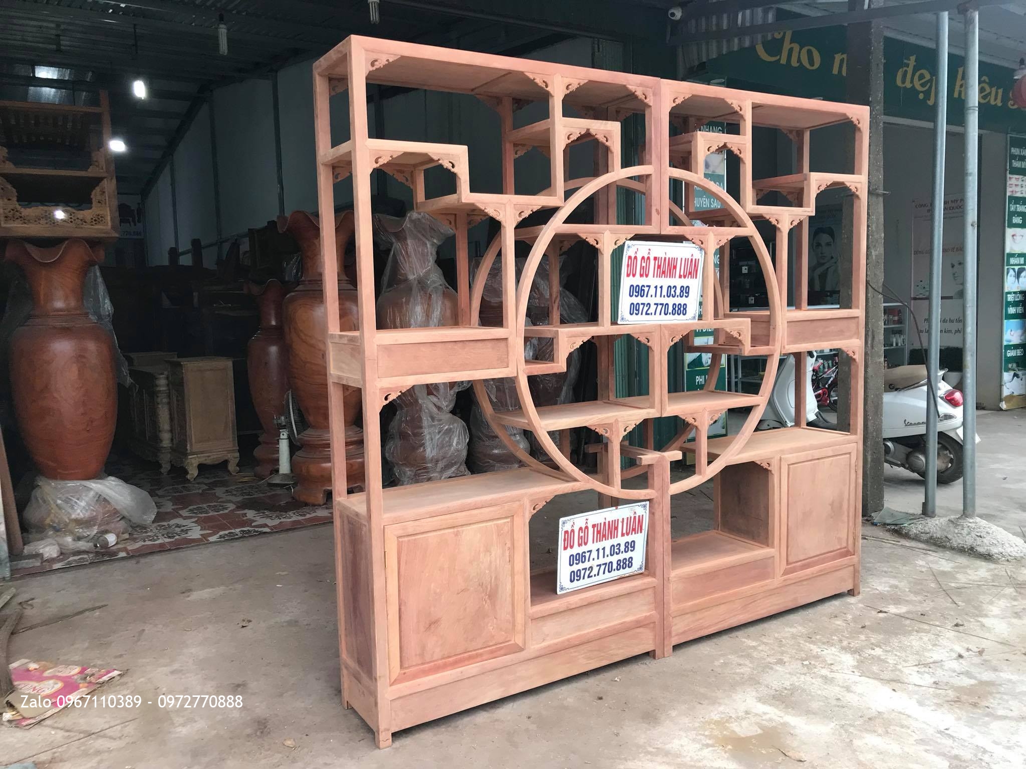 Tủ Bày Đồ Tứ Diện Gỗ Hương Đỏ Lào Víp, Anh Mạnh Thanh Trì Hà Nội