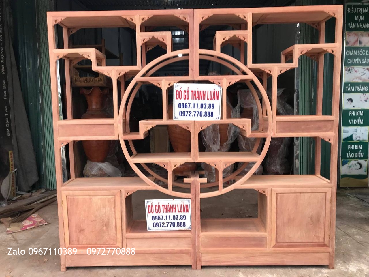 Tủ Bày Đồ Tứ Diện Gỗ Hương Đỏ Lào Víp, Anh Mạnh Thanh Trì Hà Nội