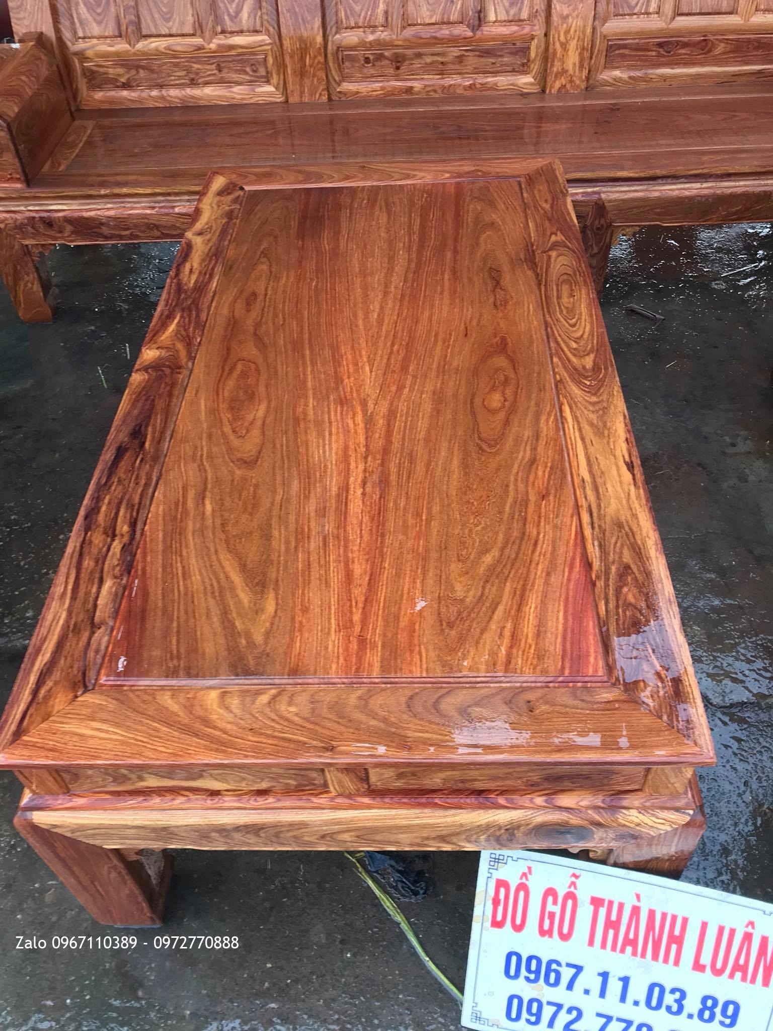 Bộ Ghế Âu Á Hộp Gỗ Hương Vân Đỏ Chọn Vân Víp,