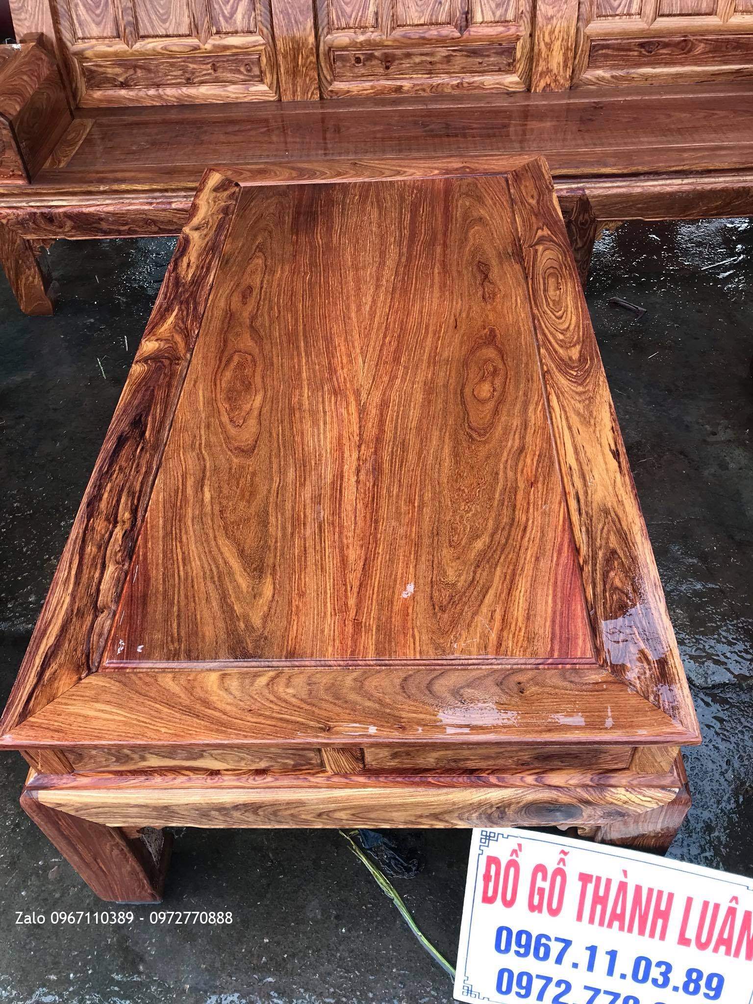 Bộ Ghế Âu Á Hộp Gỗ Hương Vân Đỏ Chọn Vân Víp,