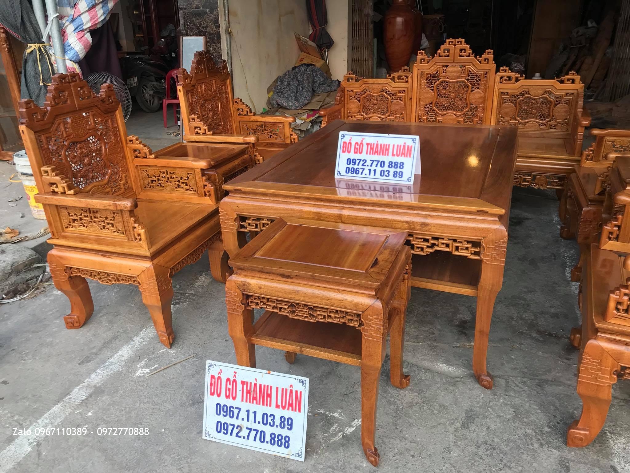 Trường Kỷ Huế Ngũ Lân 9 Món Gỗ Gụ, Anh Lân Tây Tựu Từ Liêm Hà Nội.