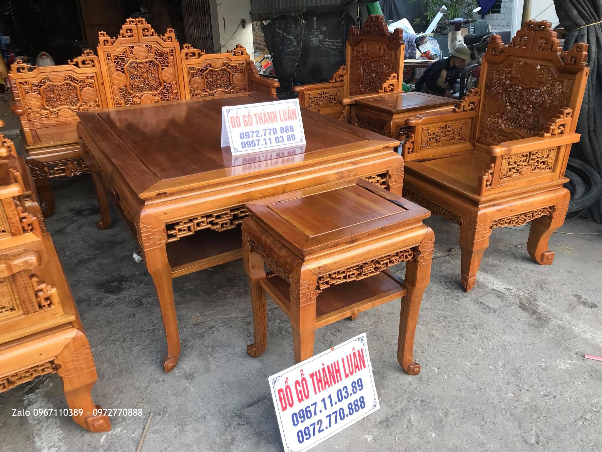 Trường Kỷ Huế Ngũ Lân 9 Món Gỗ Gụ, Anh Lân Tây Tựu Từ Liêm Hà Nội.,