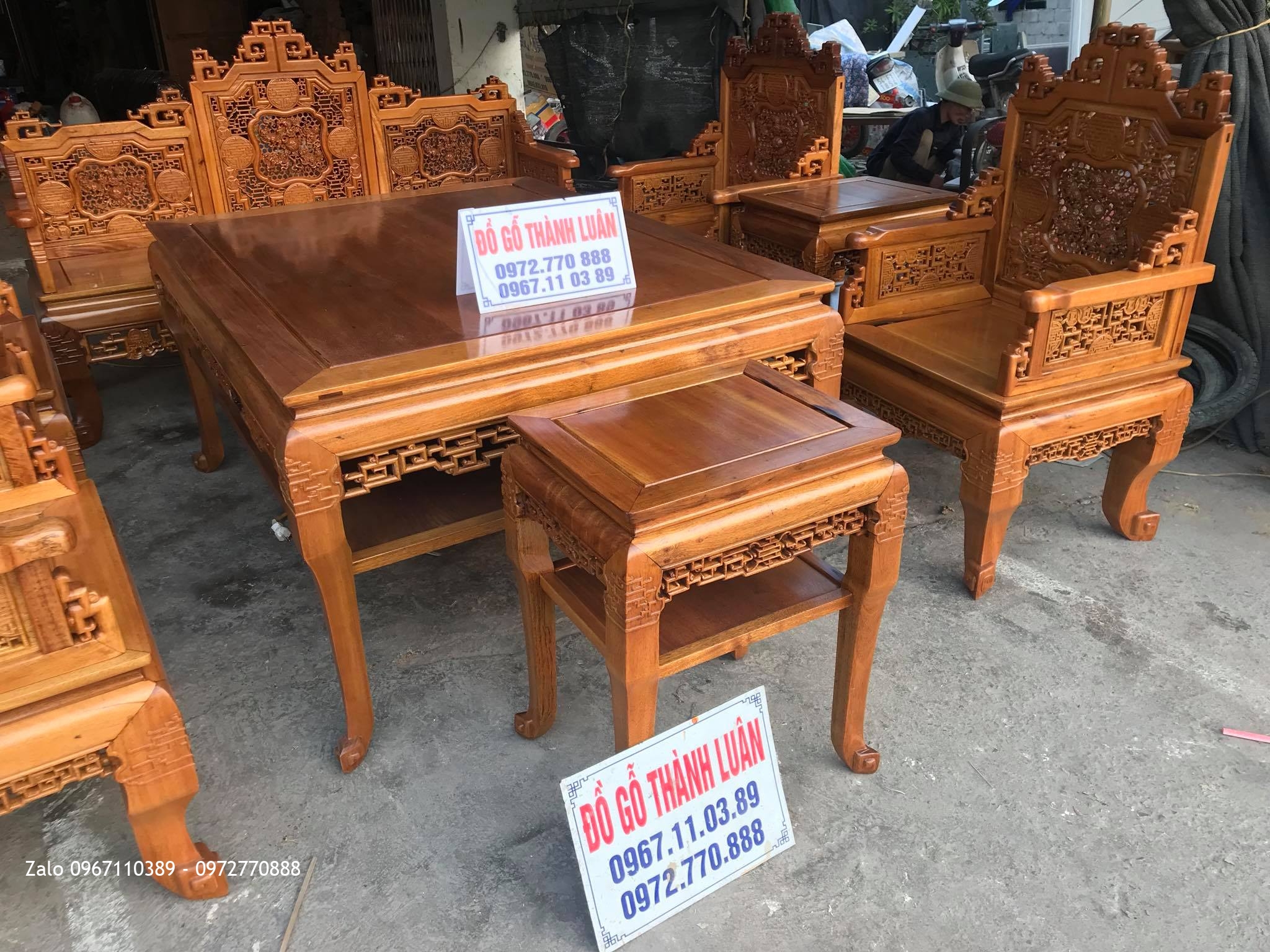 Trường Kỷ Huế Ngũ Lân 9 Món Gỗ Gụ, Anh Lân Tây Tựu Từ Liêm Hà Nội: