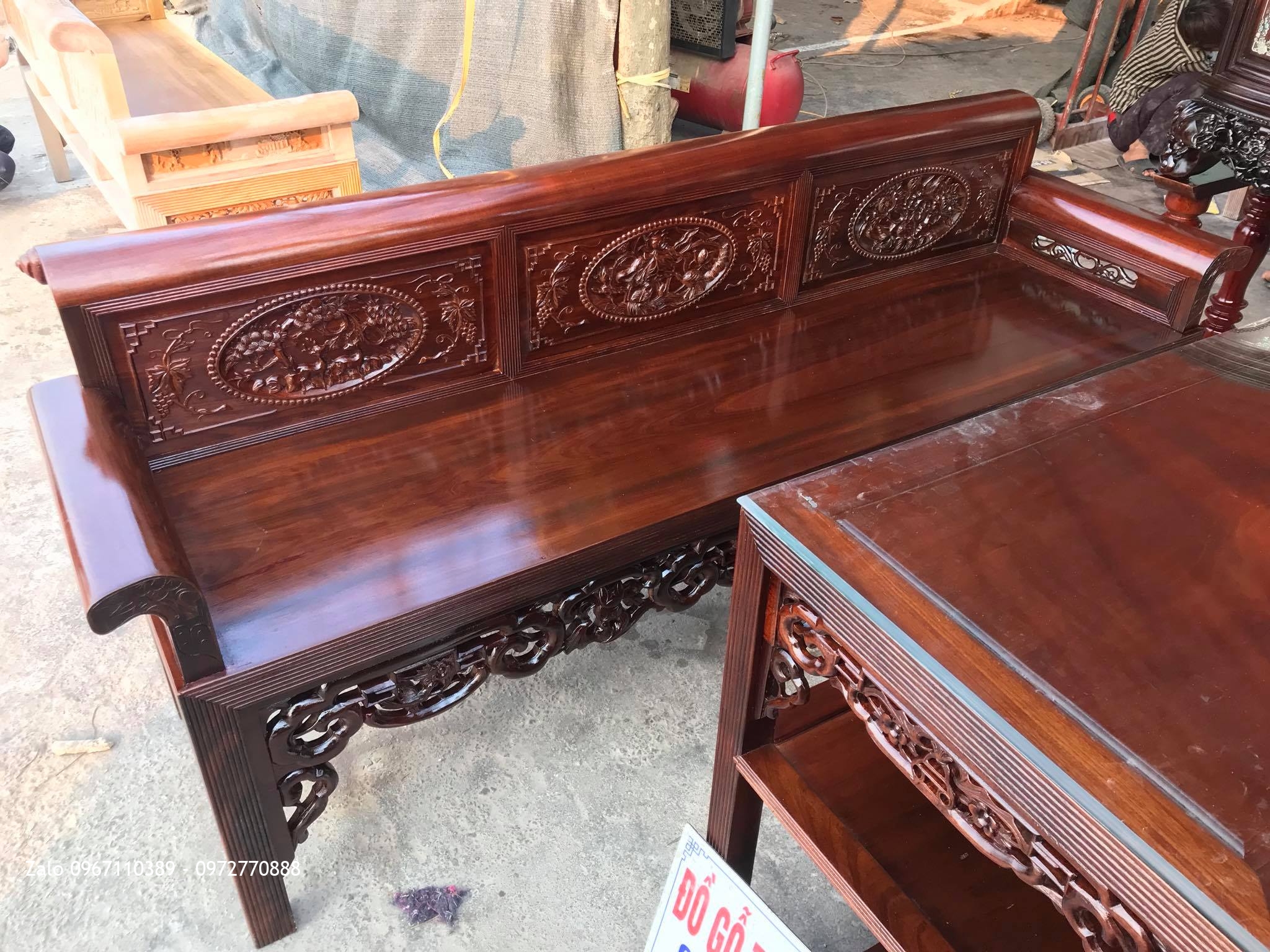 Trường Kỷ Gỗ Gụ - Tủ Chè , A Hoà Mỹ Hào Hưng Yên::