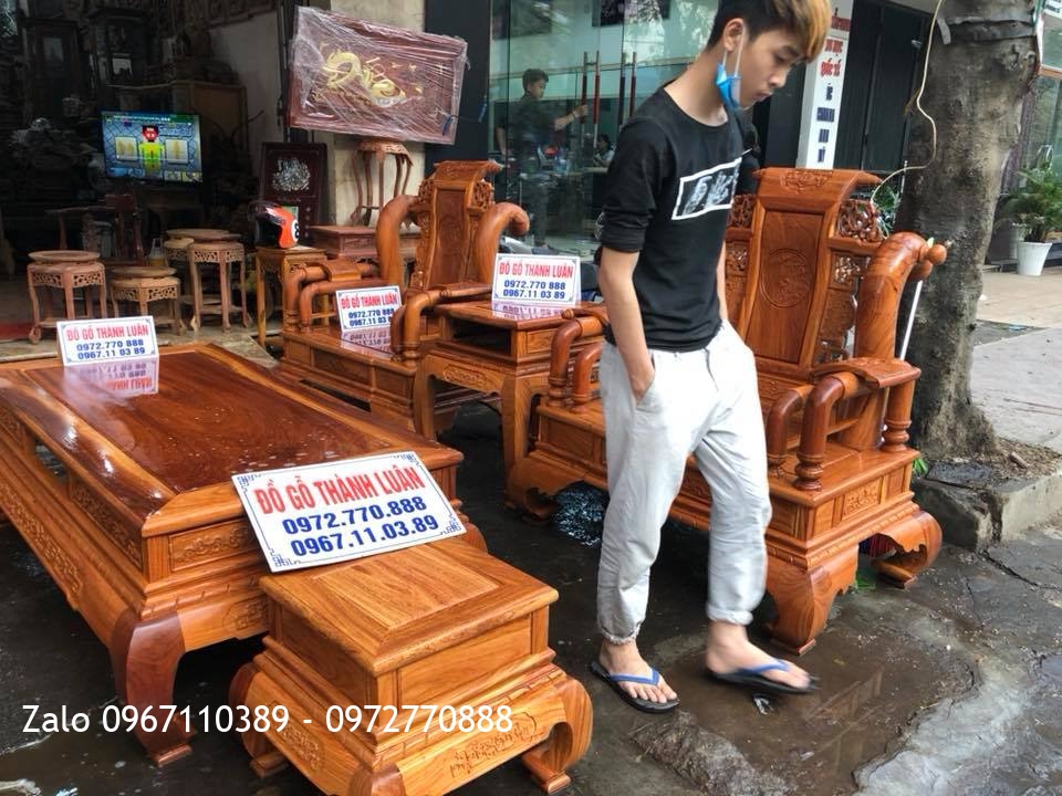 Bộ Tần Thủy Hoàng Gỗ Gõ Đỏ Nam Phi,