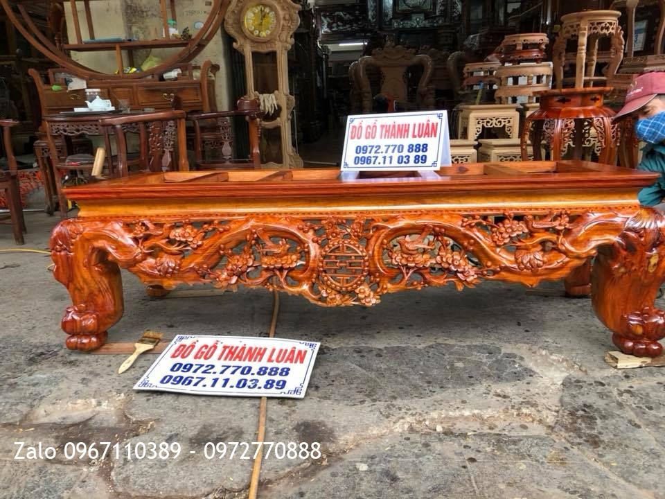 Chân Bể Cá Gỗ Hương Đỏ Gia Lai. Khách Hải Phòng