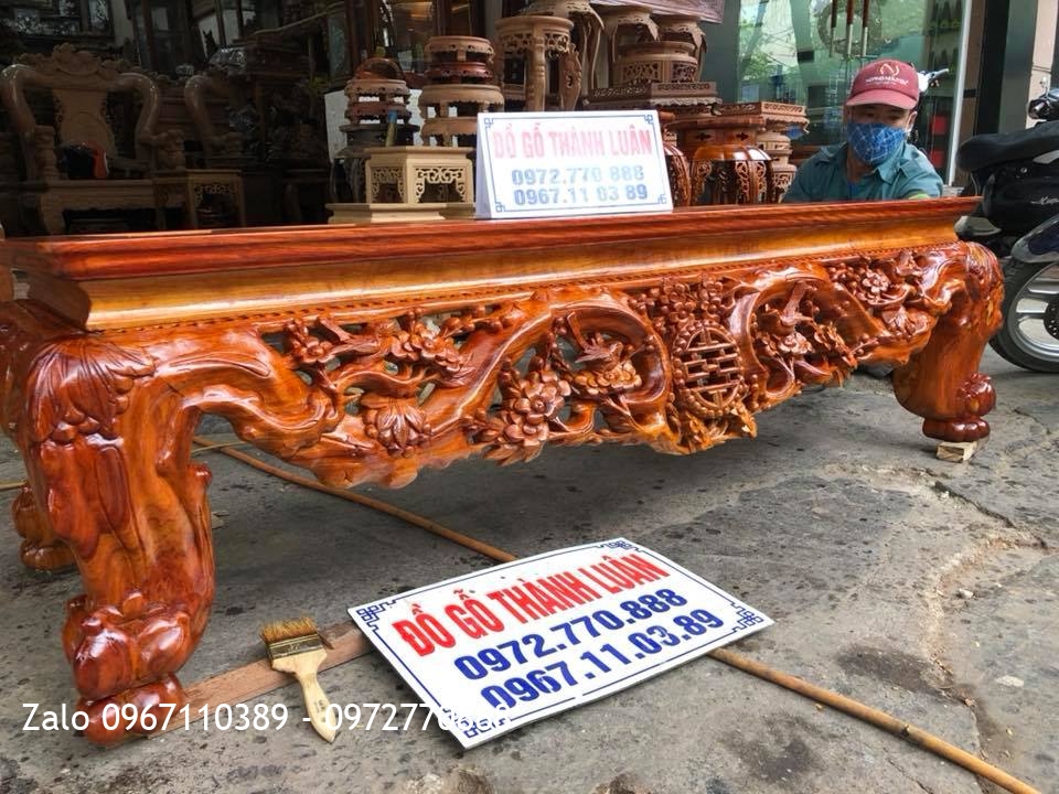 Chân Bể Cá Gỗ Hương Đỏ Gia Lai. Khách Hải Phòng