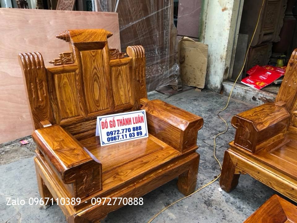 Bộ Âu Á Hộp Gỗ Hương Vân Đỏ Nam Phi, Khách Hải Phòng