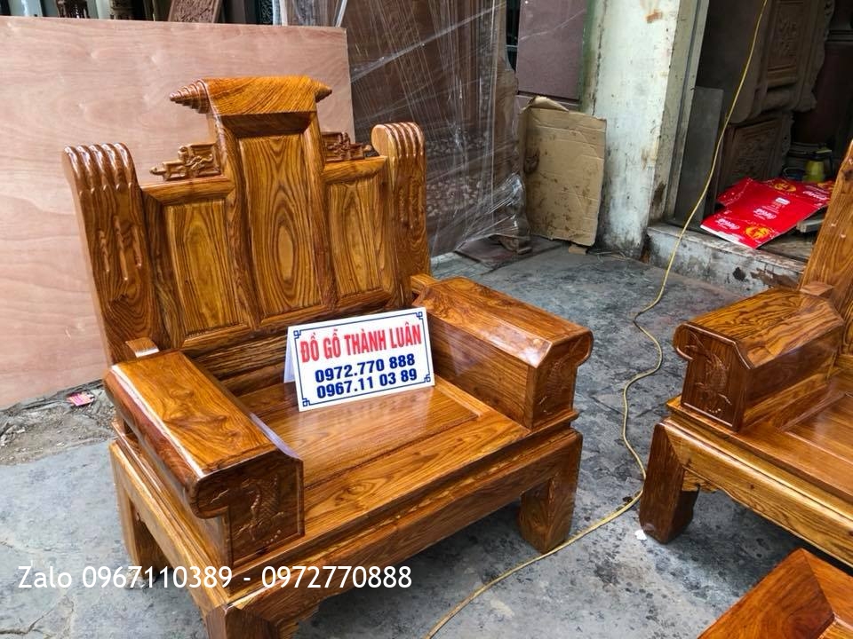 Bộ Âu Á Hộp Gỗ Hương Vân Đỏ Nam Phi, Khách Hải Phòng