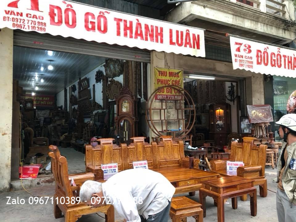 Bộ Âu Á Hộp Gỗ Hương Vân Đỏ Nam Phi, Khách Hải Phòng