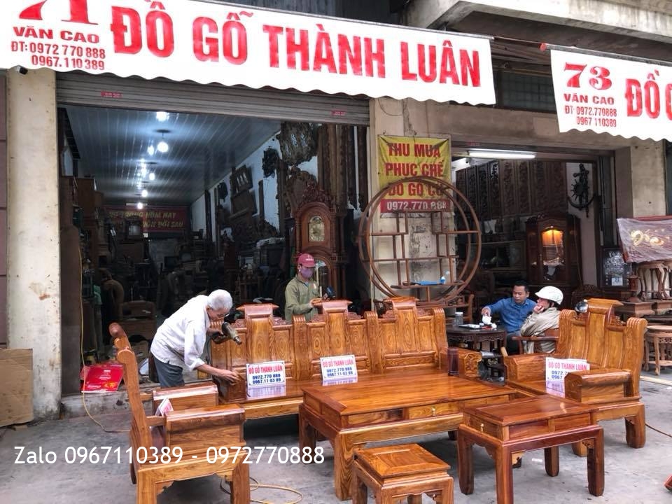 Bộ Âu Á Hộp Gỗ Hương Vân Đỏ Nam Phi, Khách Hải Phòng