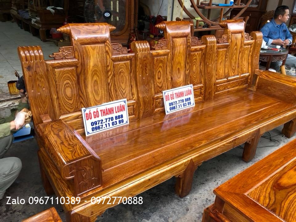 Bộ Âu Á Hộp Gỗ Hương Vân Đỏ Nam Phi, Khách Hải Phòng,