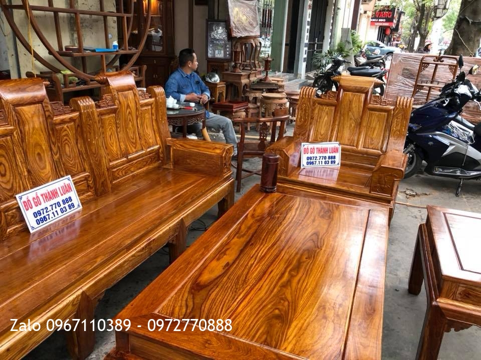 Bộ Âu Á Hộp Gỗ Hương Vân Đỏ Nam Phi, Khách Hải Phòng.