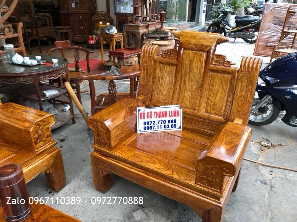 Bộ Âu Á Hộp Gỗ Hương Vân Đỏ Nam Phi, Khách Hải Phòng.