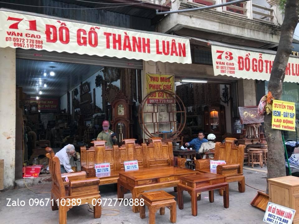 Bộ Âu Á Hộp Gỗ Hương Vân Đỏ Nam Phi, Khách Hải Phòng