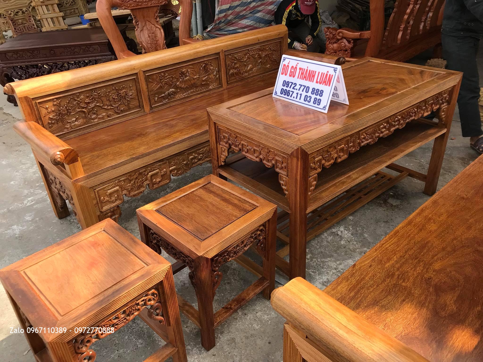Trường Kỷ Gỗ Lim Xanh. A Định Thanh Hoá