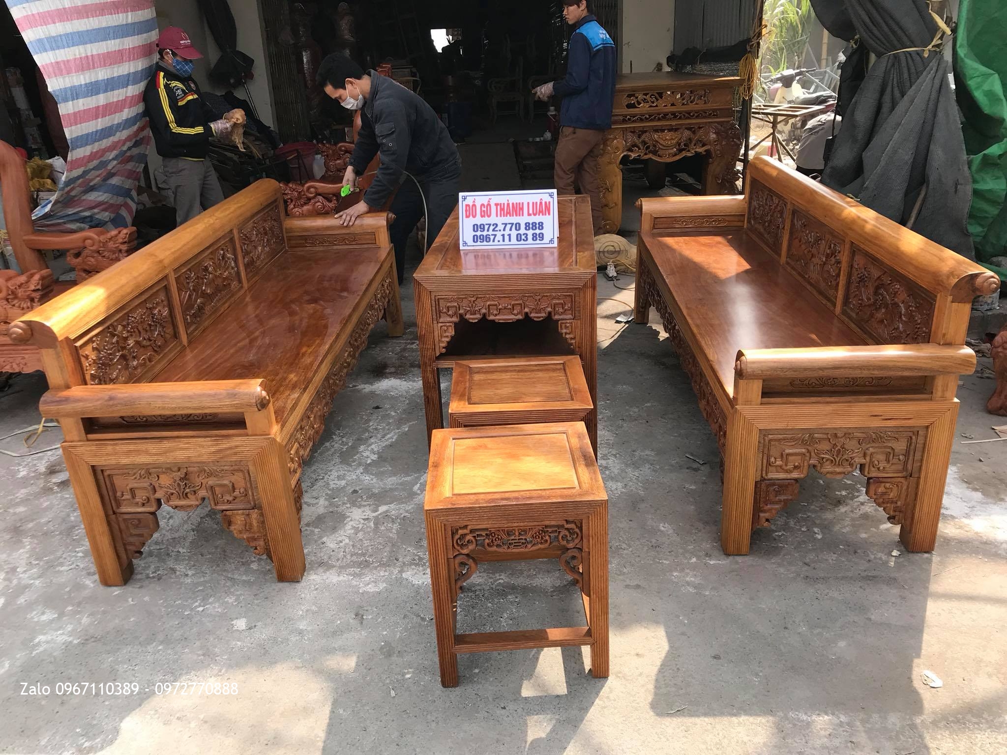 Trường Kỷ Gỗ Lim Xanh. A Định Thanh Hoá