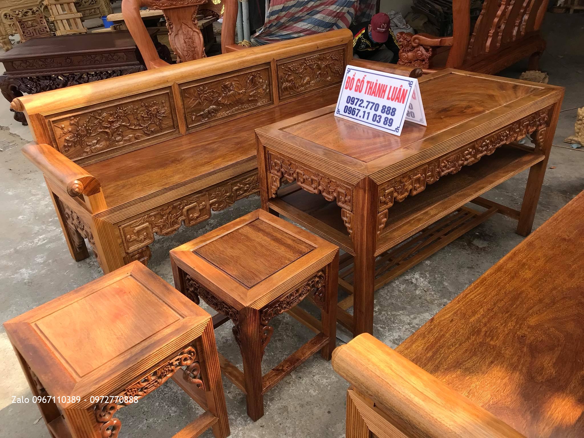 Trường Kỷ Gỗ Lim Xanh. A Định Thanh Hoá.