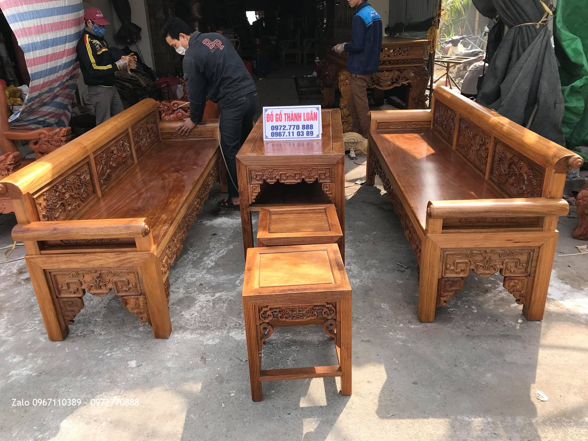 Trường Kỷ Gỗ Lim Xanh. A Định Thanh Hoá