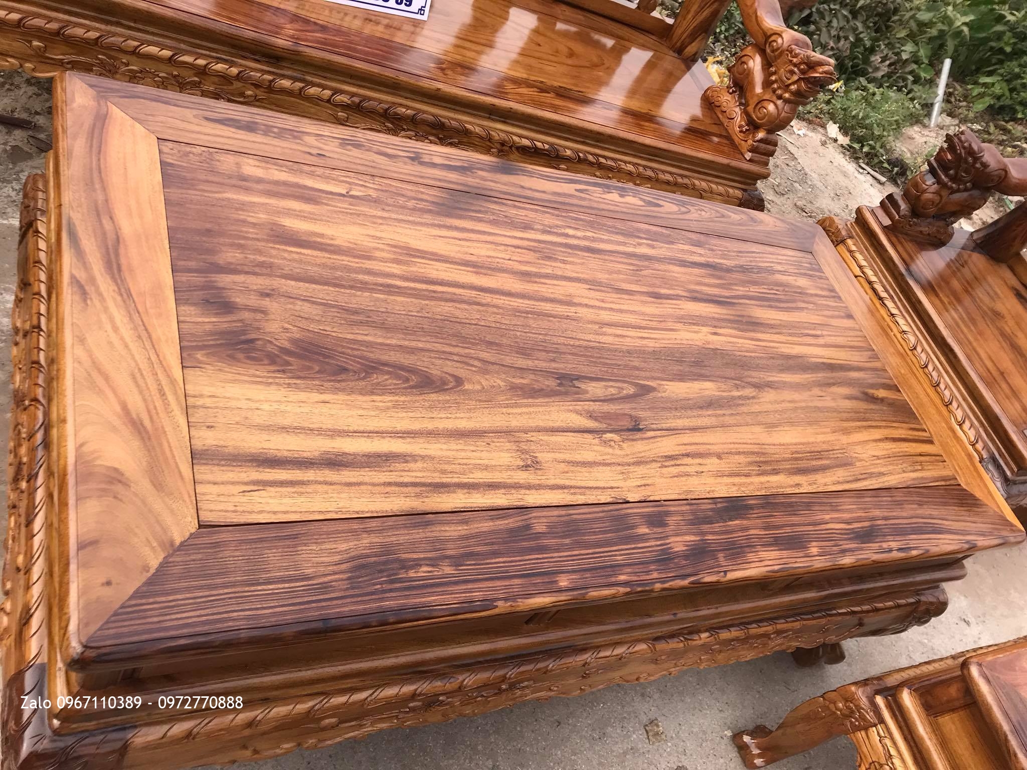 Bộ Ghế Minh Nghê Gỗ Gụ Ta Quảng Bình Cột 12 VÍP. Khách Gò Vấp, TPHCM,