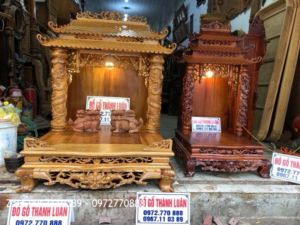 Bàn Thờ Thần Tài Gỗ Gụ Và Gỗ Hương - Khách Hải Phòng,