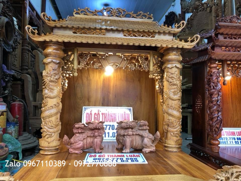Bàn Thờ Thần Tài Gỗ Gụ Và Gỗ Hương - Khách Hải Phòng.