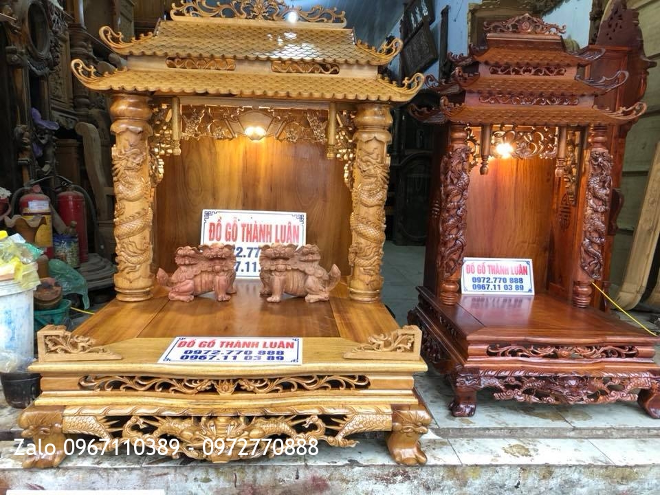 Bàn Thờ Thần Tài Gỗ Gụ Và Gỗ Hương - Khách Hải Phòng: