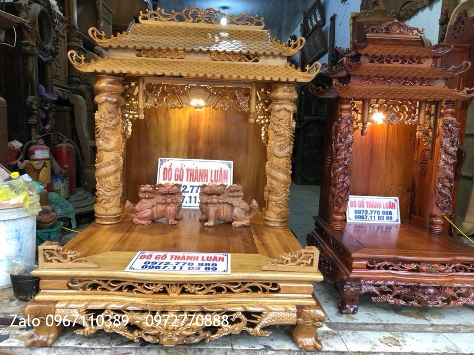Bàn Thờ Thần Tài Gỗ Gụ Và Gỗ Hương - Khách Hải Phòng: